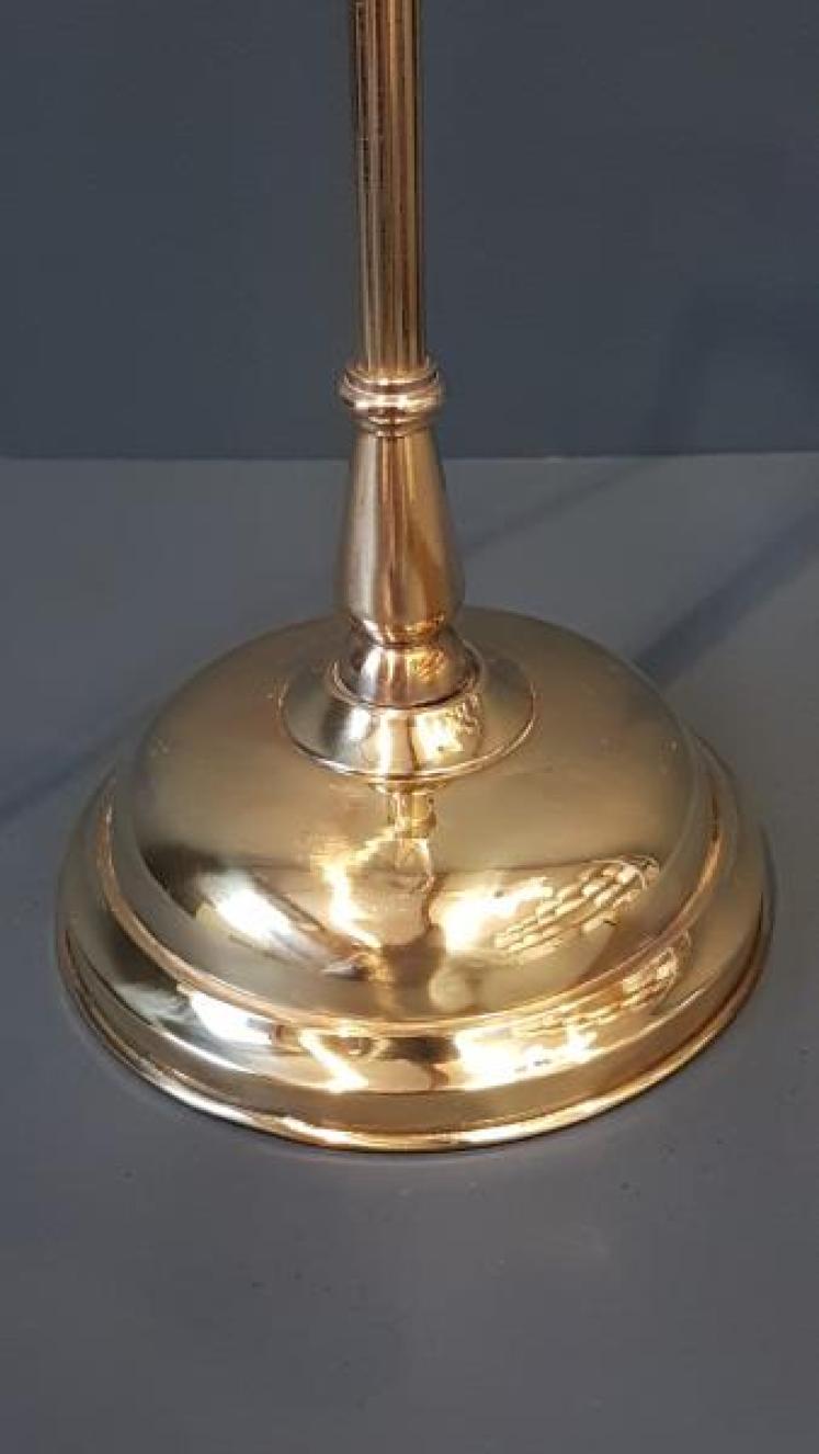 Edwardian Adjustable Table Lamp and Shade - Image 3