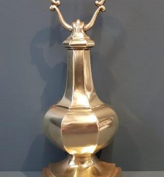 Substantial Victorian Brass Door Stop