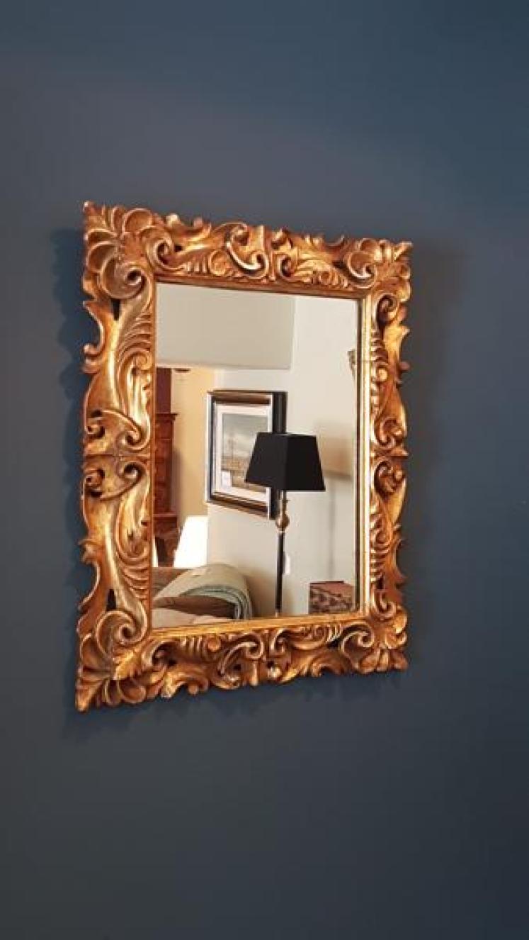 Victorian Timber Gilt Mirror  - Image 2