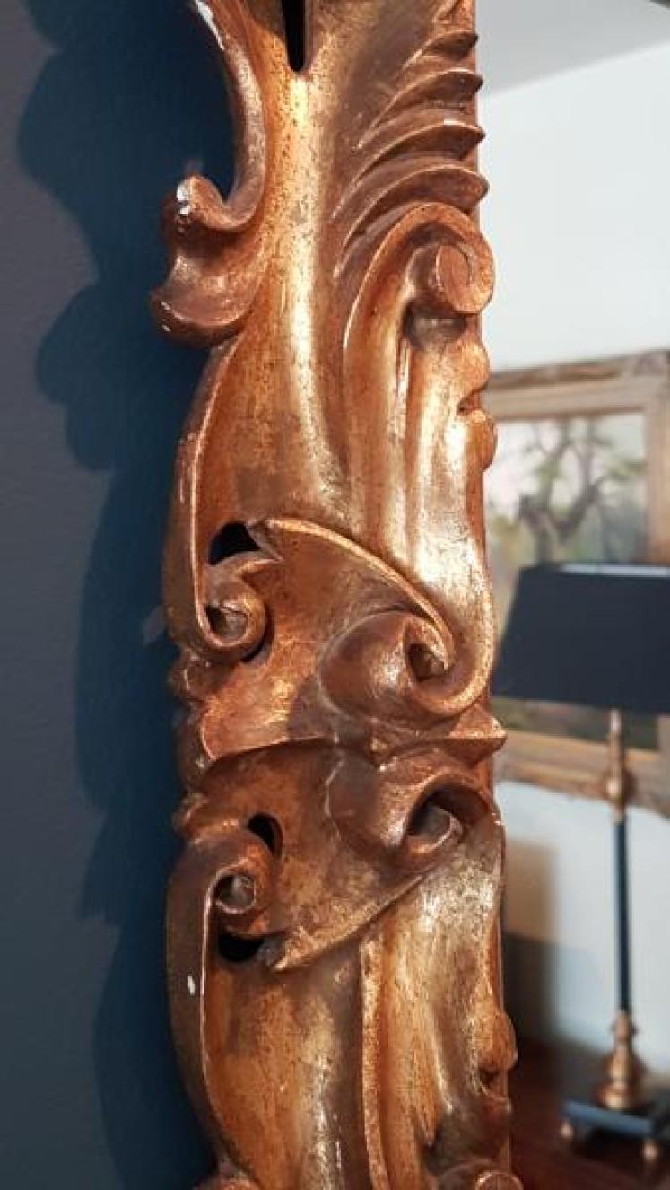 Victorian Timber Gilt Mirror  - Image 4