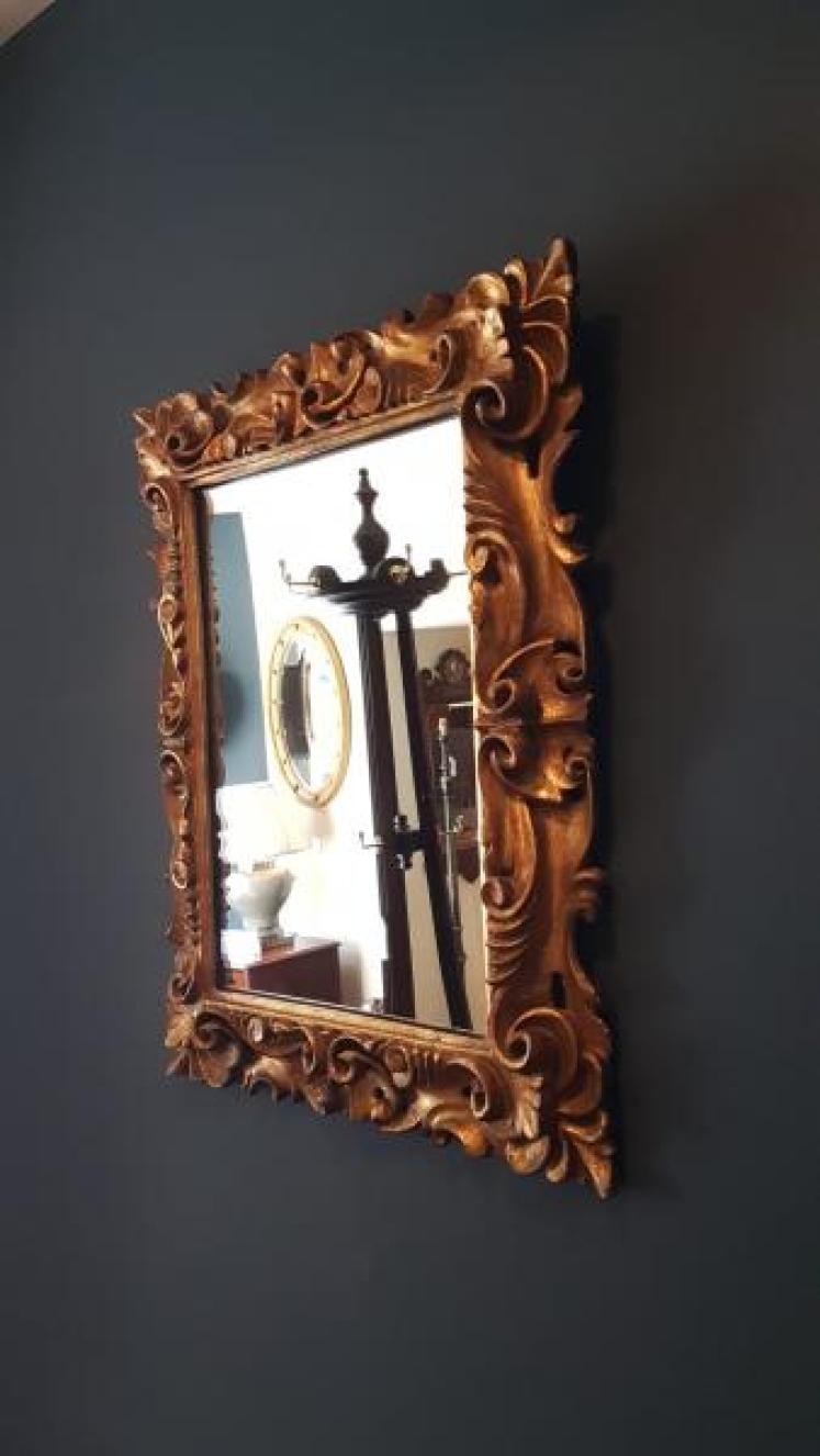 Victorian Timber Gilt Mirror  - Image 6