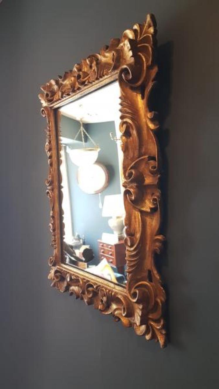 Victorian Timber Gilt Mirror  - Image 7