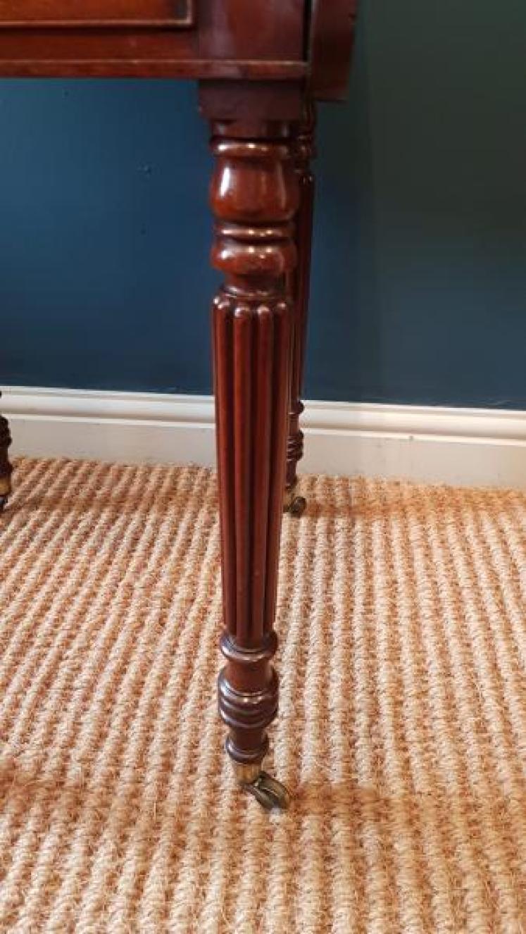 Regency Figured Mahogany Lamp Table - Image 6