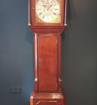George III Oak 8 Day Longcase Clock by Barlow of Ashton