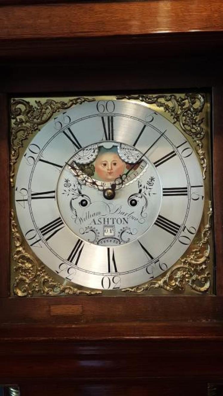 George III Oak 8 Day Longcase Clock by Barlow of Ashton - Image 3