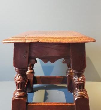 George II Oak Joint Stool