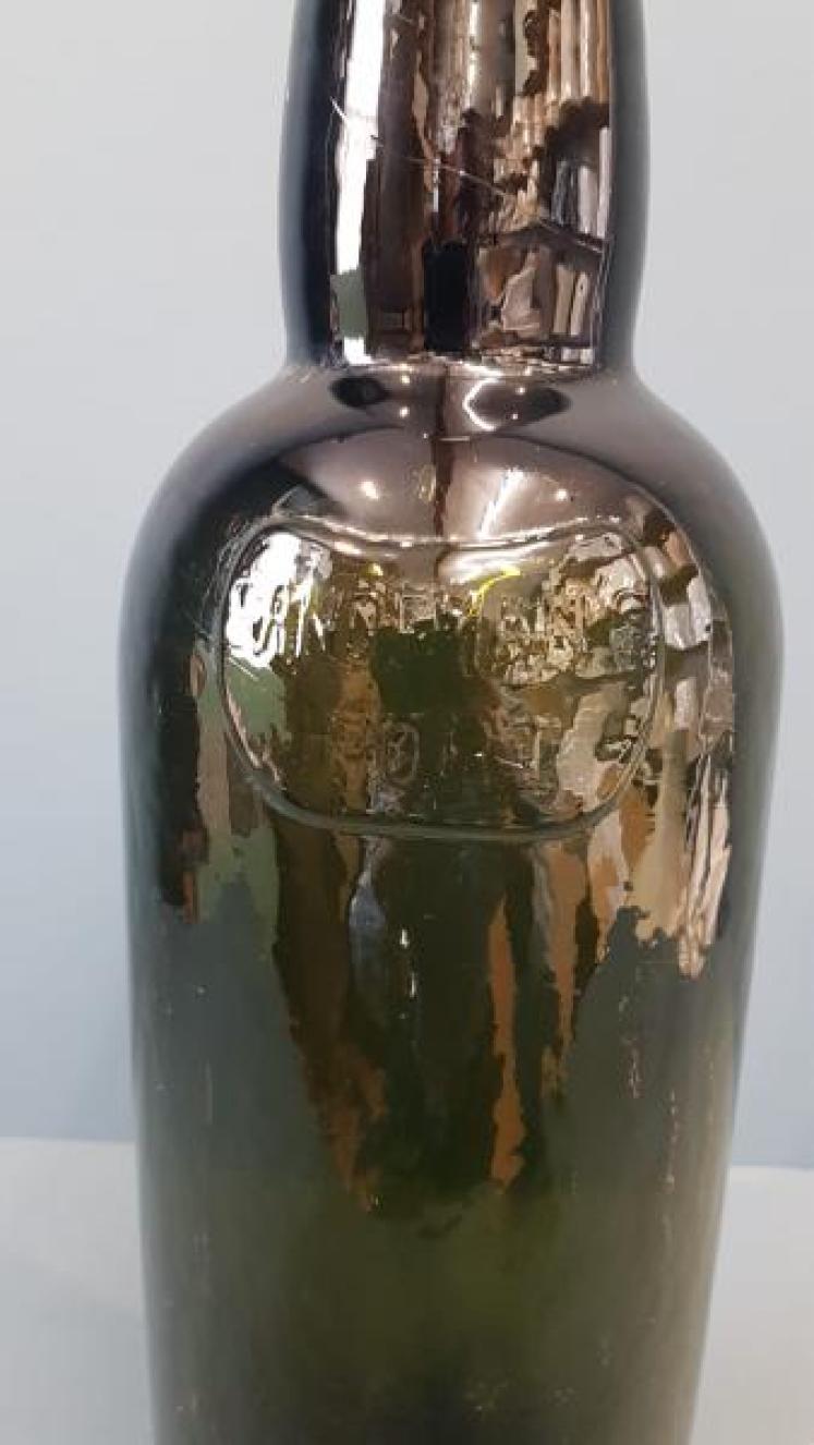 Set of 10 Large Late Victorian Sandemans Port Bottles - Image 3