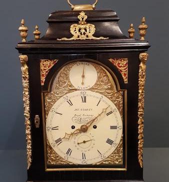 George III Double Fusee Bracket Clock