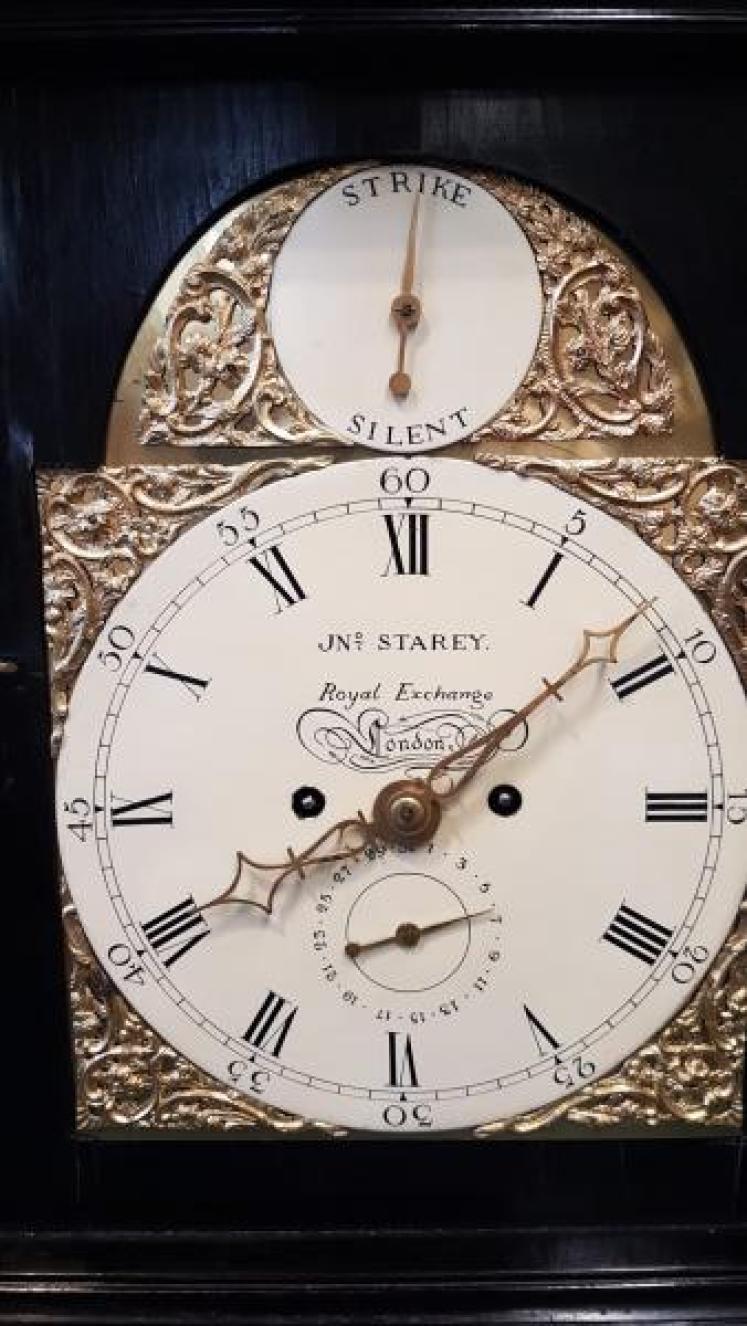 George III Double Fusee Bracket Clock - Image 4