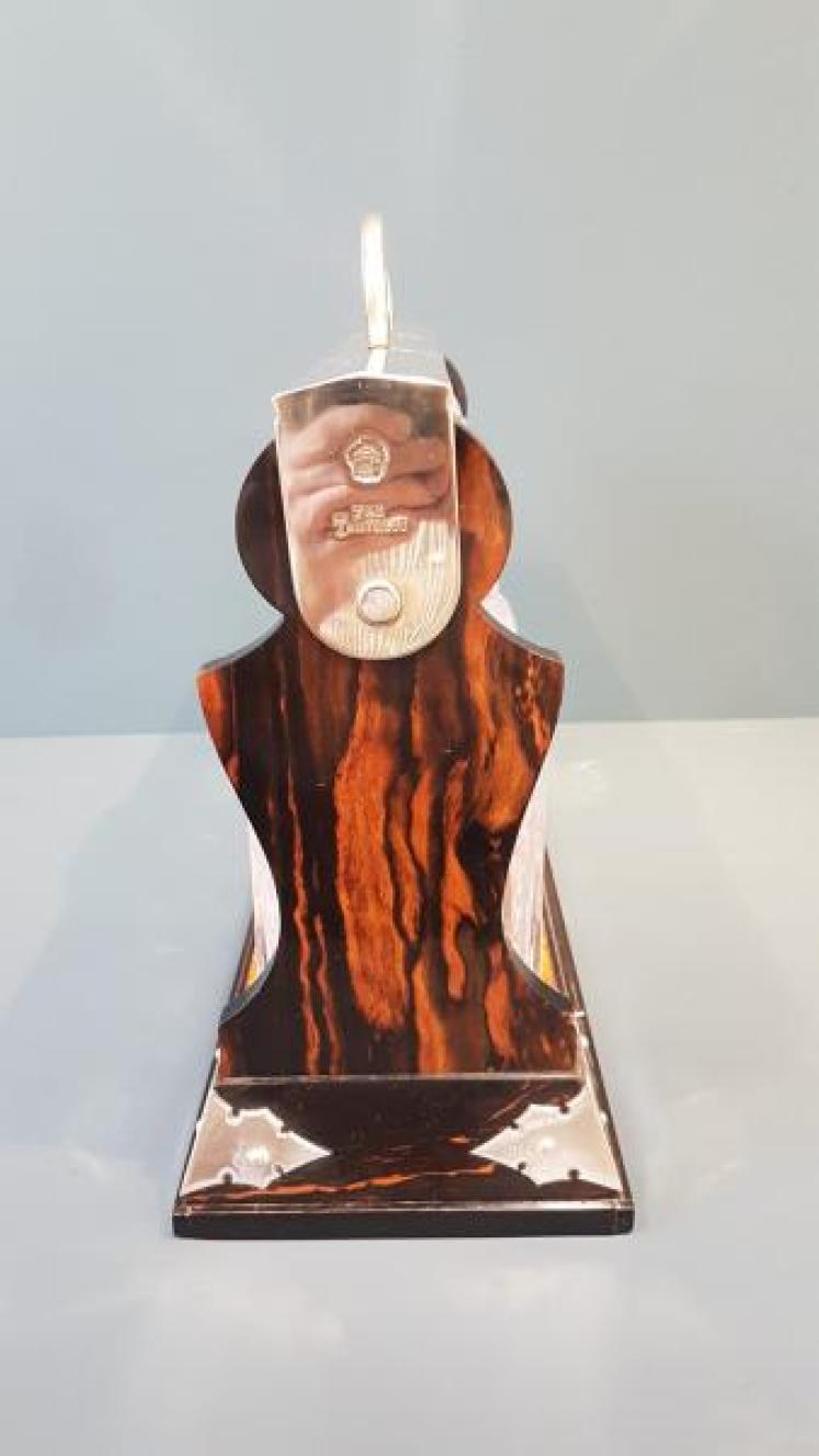 Fine Victorian Coromandel and Silver Mounted Tantalus  - Image 6