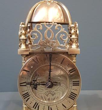 Late Victorian Table Top Lantern Clock 