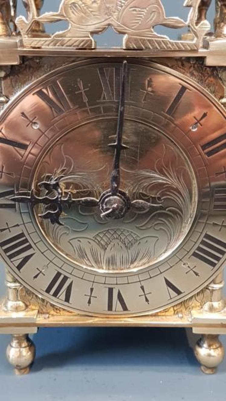 Late Victorian Table Top Lantern Clock  - Image 4