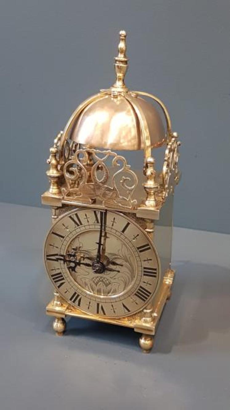 Late Victorian Table Top Lantern Clock  - Image 5