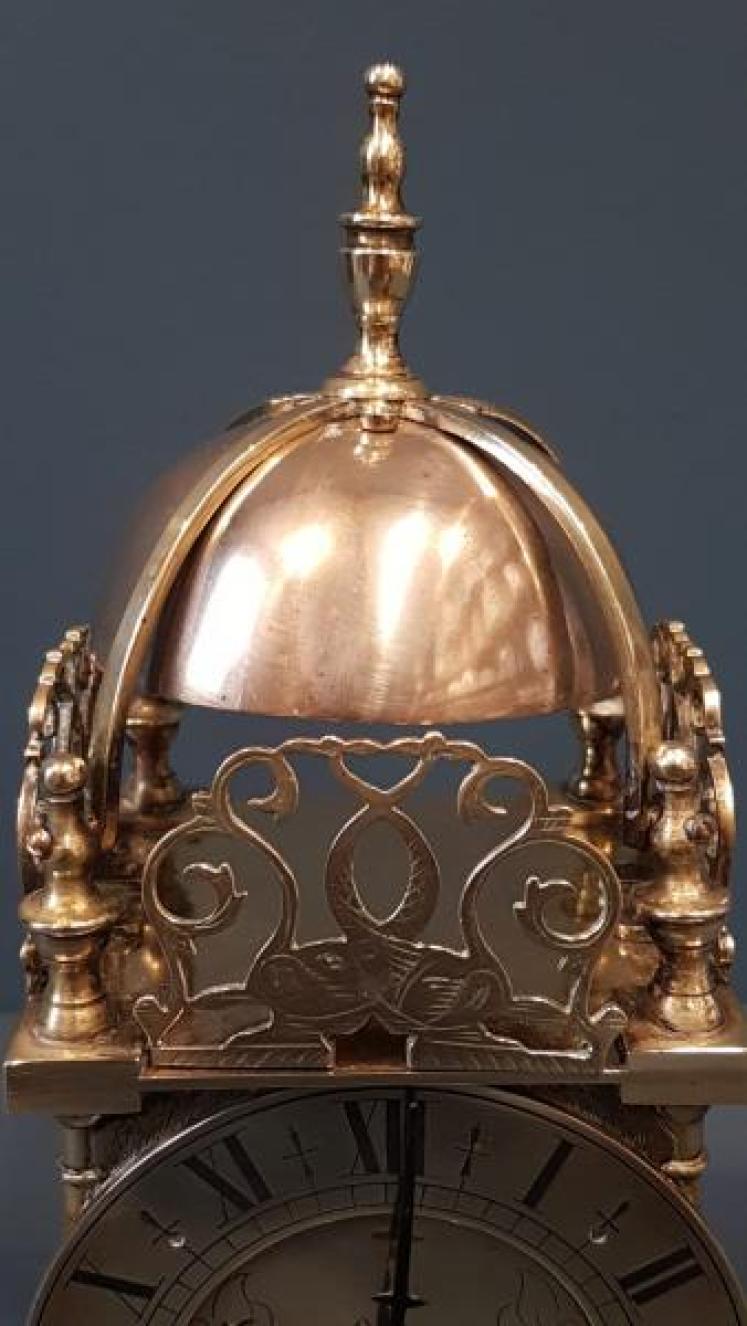 Late Victorian Table Top Lantern Clock  - Image 7