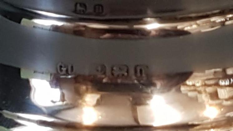 Silver Table Jar with Ruskin Panel  - Image 2