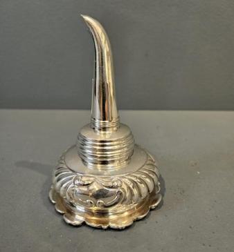 Unusual Georgian Silver Wine Funnel