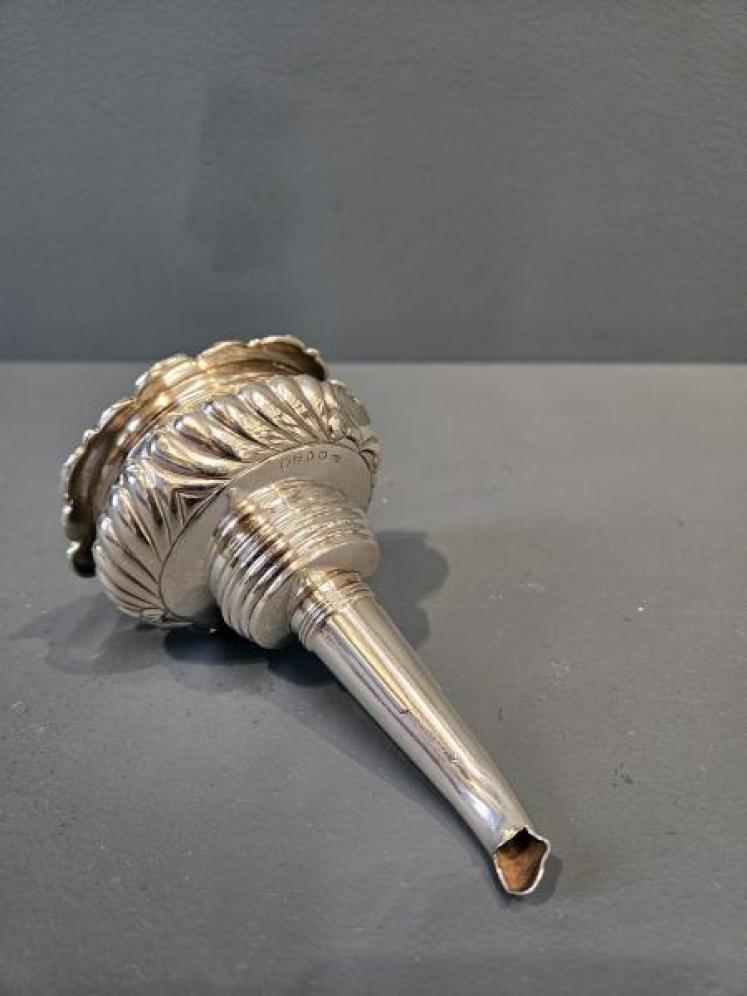 Unusual Georgian Silver Wine Funnel - Image 3