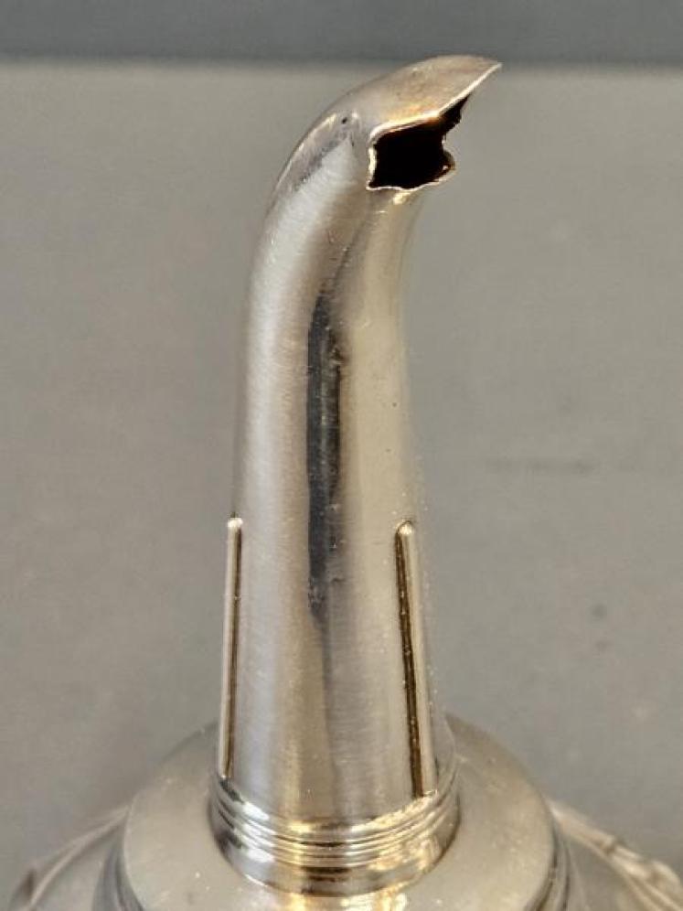 Unusual Georgian Silver Wine Funnel - Image 5