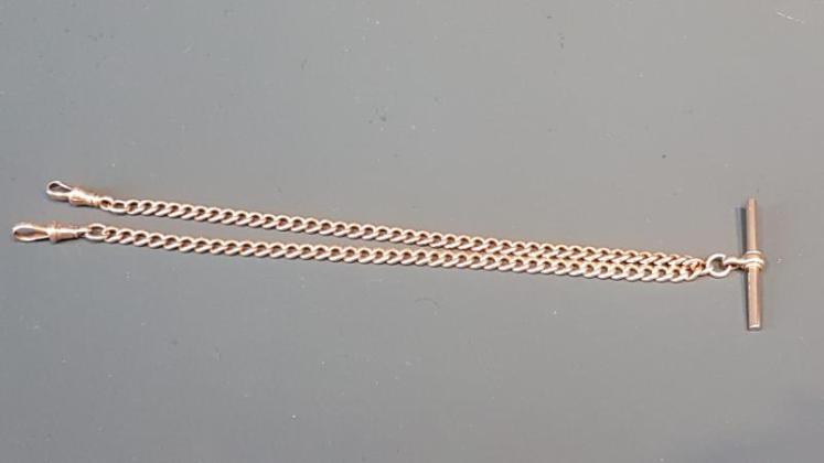 Immaculate 9ct Gold 25g Watch Chain - Image 1