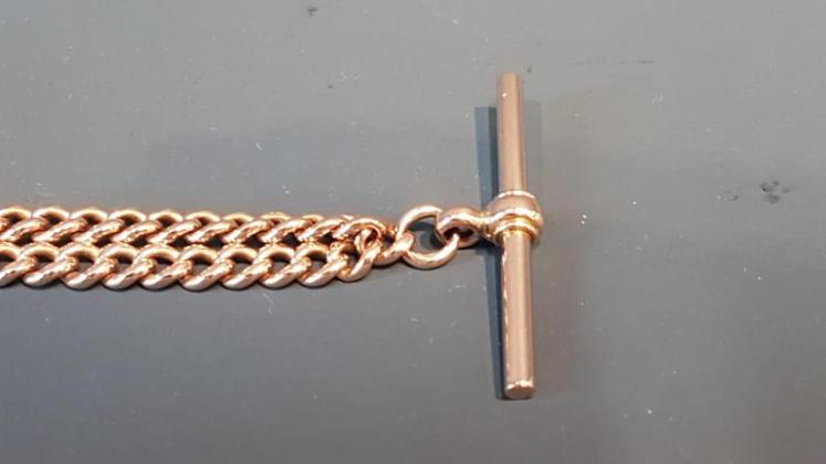 Immaculate 9ct Gold 25g Watch Chain - Image 6