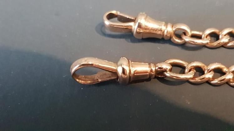 Immaculate 9ct Gold 25g Watch Chain - Image 7
