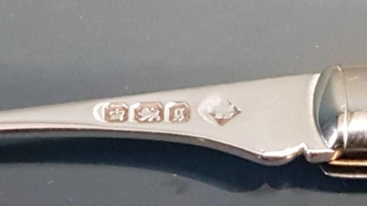 Victorian Silver Fruit Knife With Pip Remover - Image 6