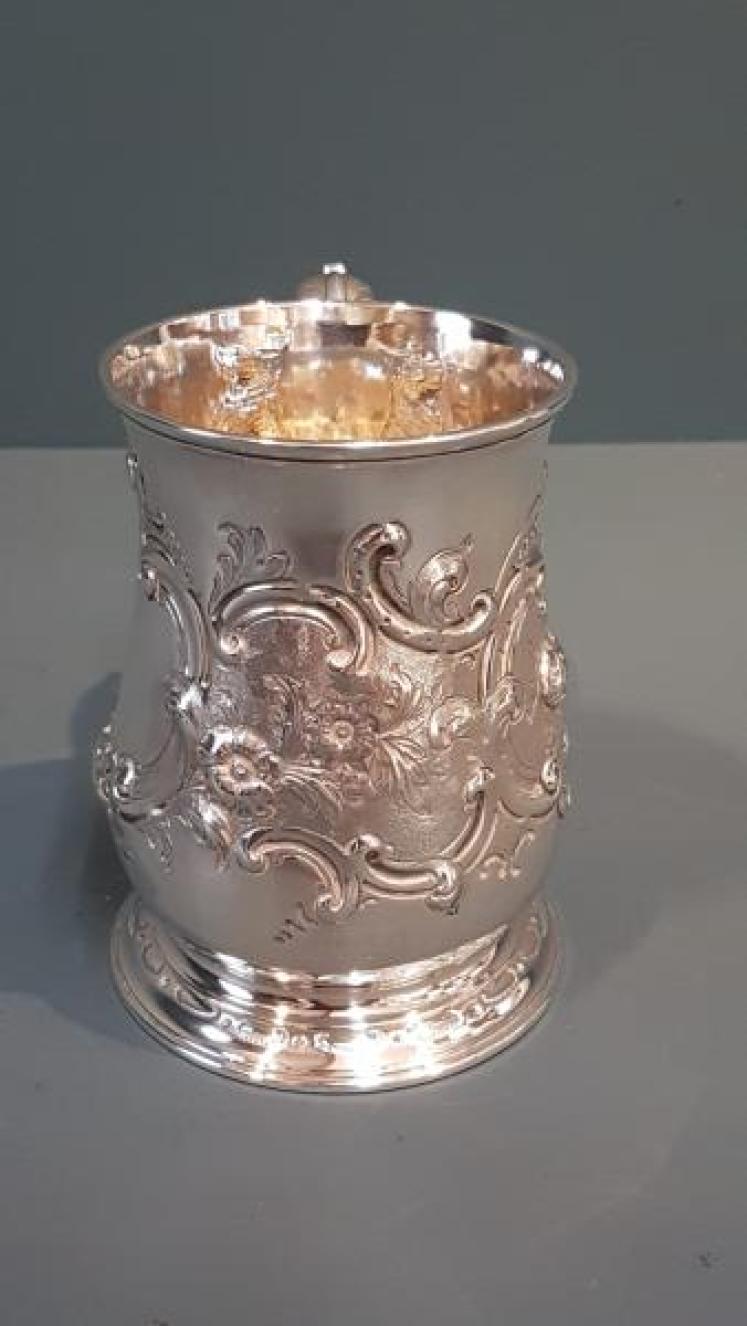 Fine Quality George II Silver Tankard - Image 7