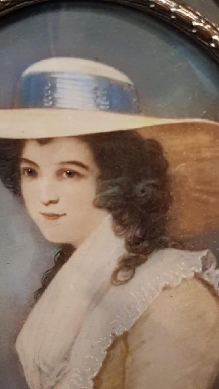 Superb Victorian Miniature Portrait - Image 4