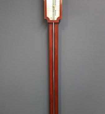 Fine Quality George III York Mahogany Stick Barometer