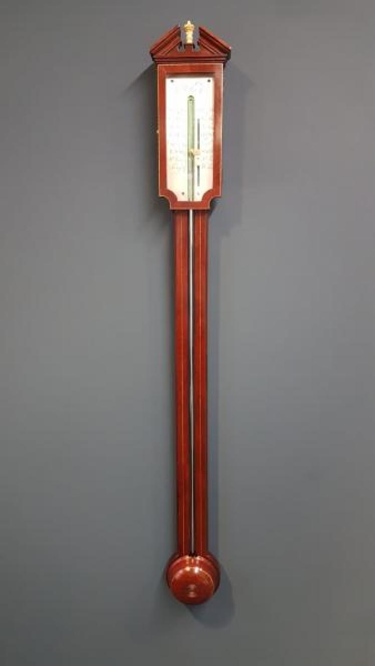 Fine Quality George III York Mahogany Stick Barometer - Image 1
