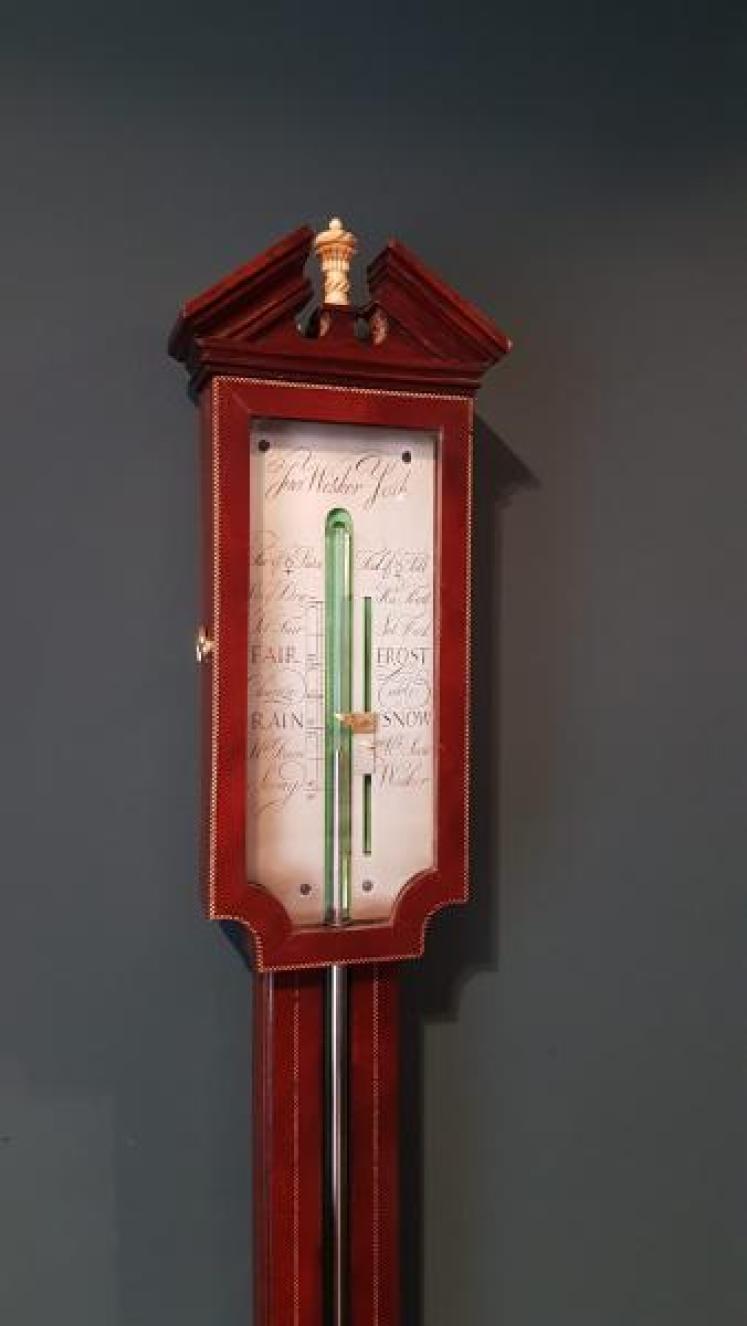 Fine Quality George III York Mahogany Stick Barometer - Image 2