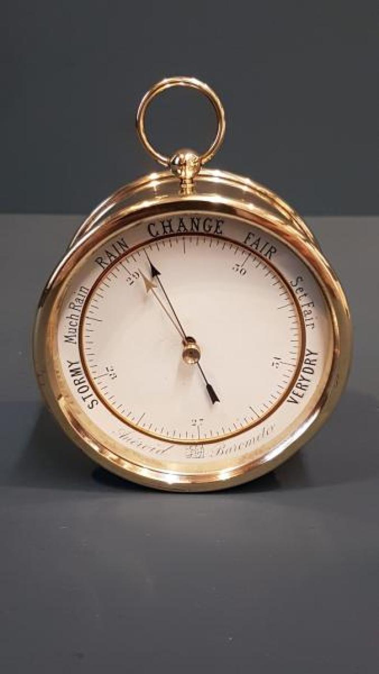 Victorian Desk Top Marine Barometer - Image 1