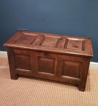 George I Oak Coffer 