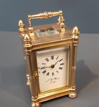 Miniature Carriage Clock by Benson