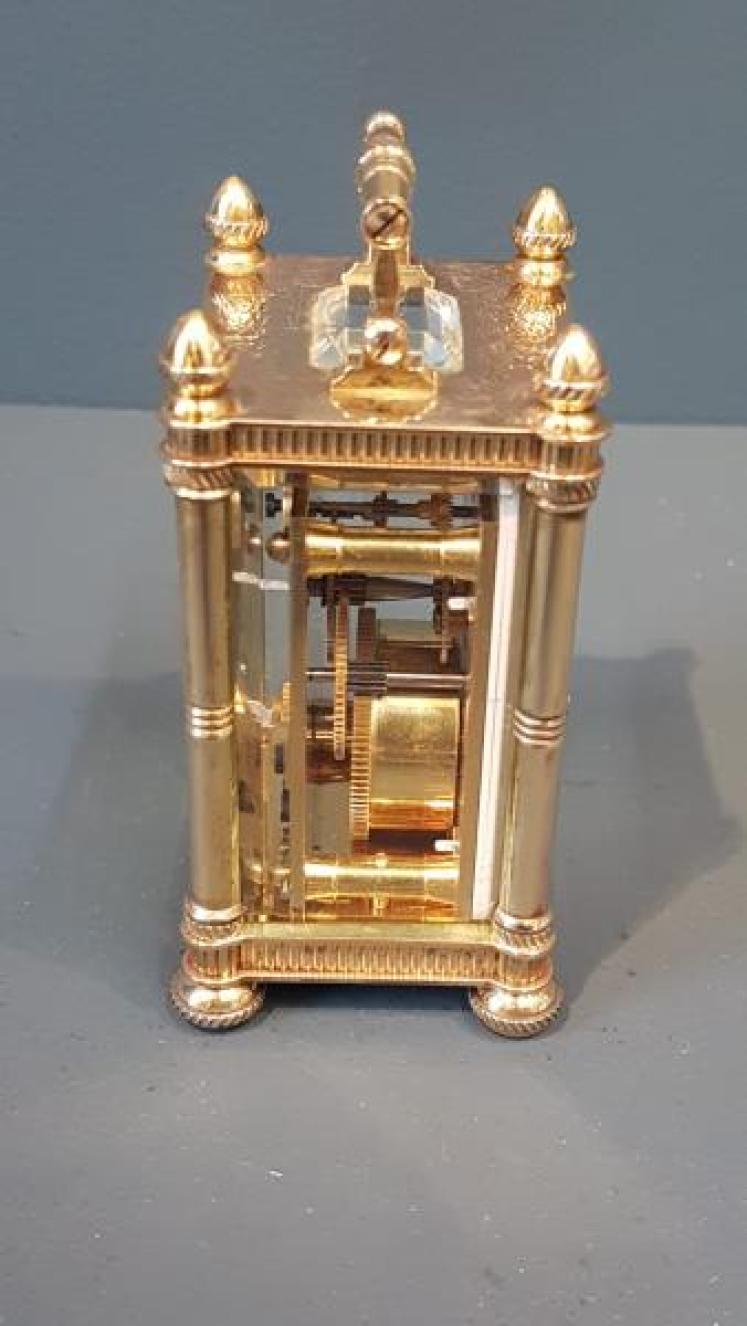 Miniature Carriage Clock by Benson - Image 4