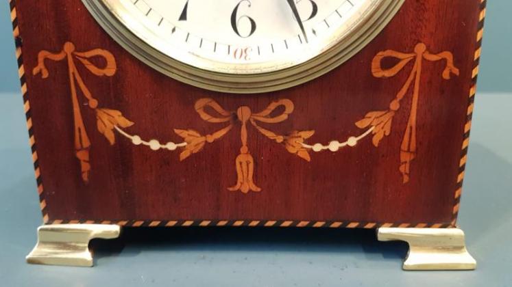 Edwardian Swept Top Mantel Clock - Image 2