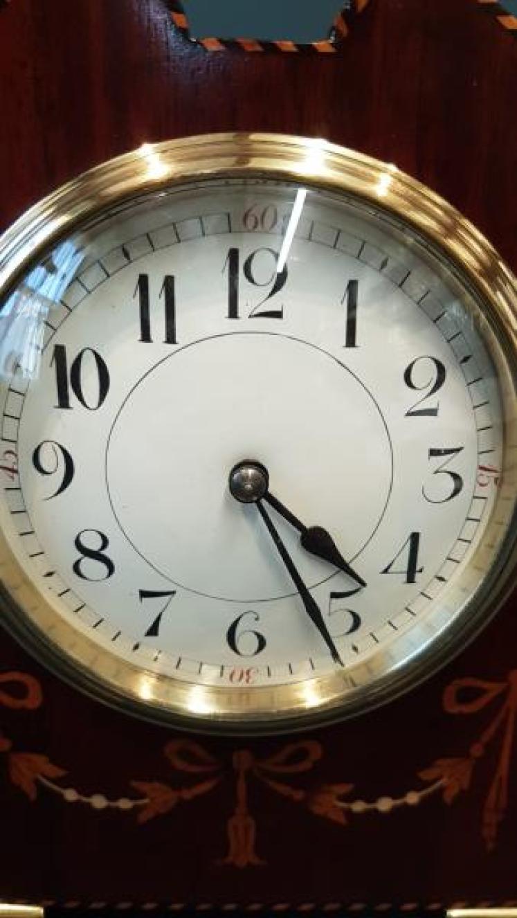 Edwardian Swept Top Mantel Clock - Image 3