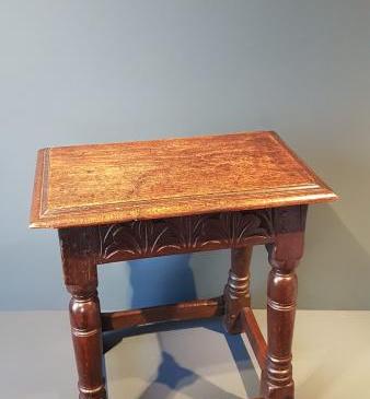 George I Oak Joint Stool 