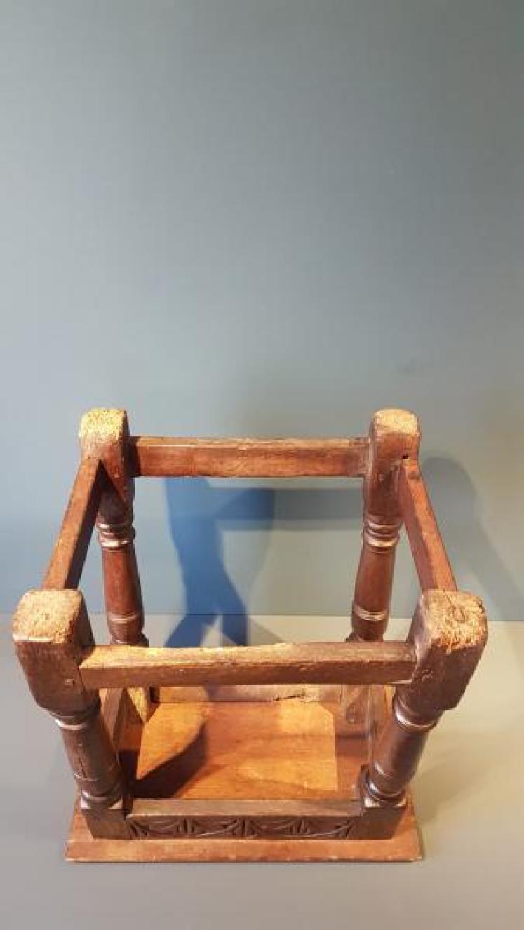 George I Oak Joint Stool  - Image 2