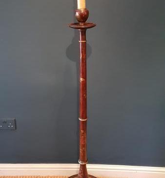 1920's Chinoiserie Lamp Standard