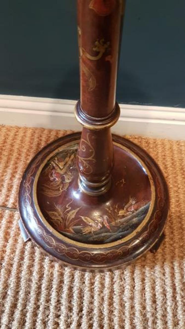 1920's Chinoiserie Lamp Standard - Image 5
