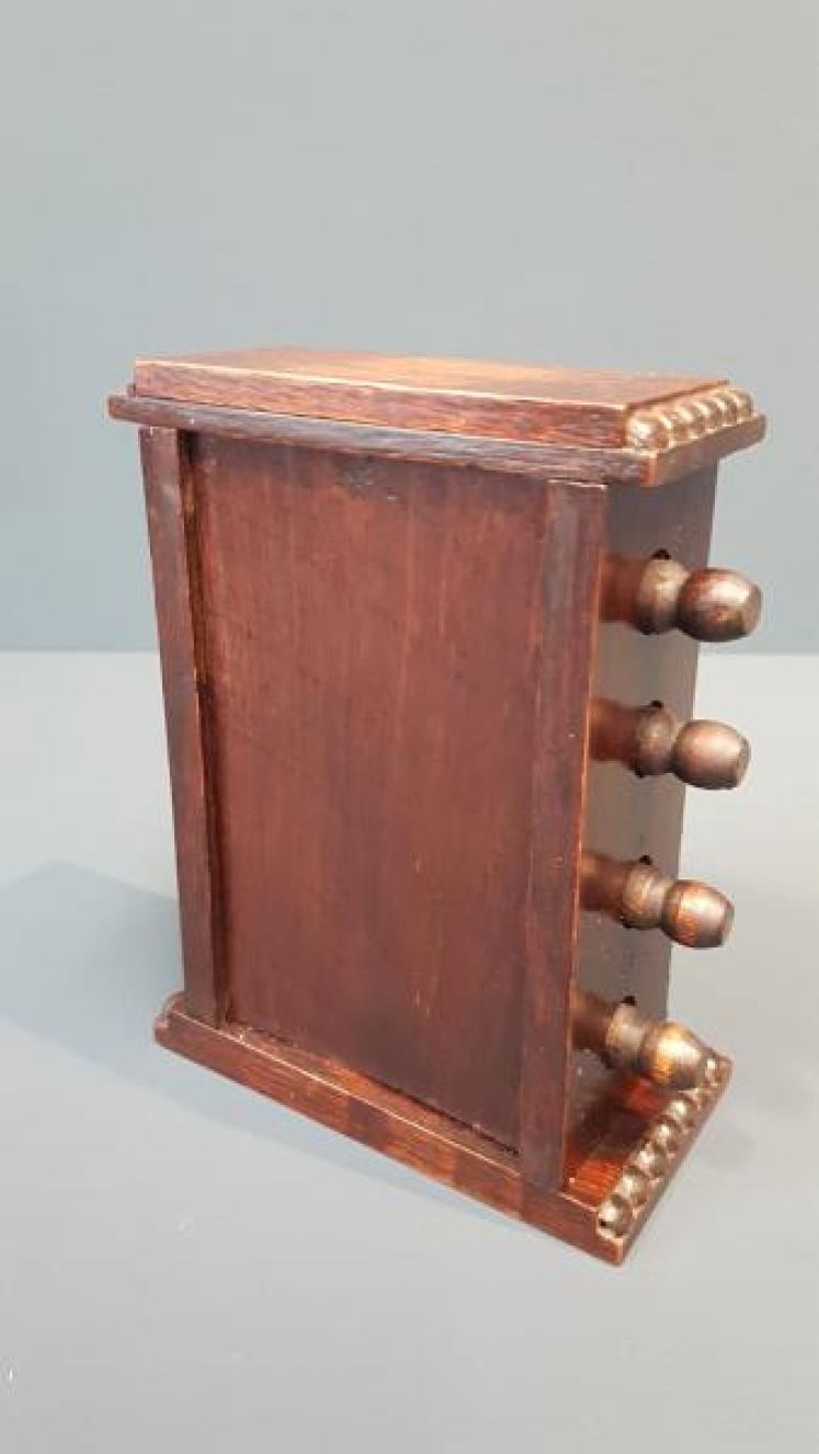 Edwardian Oak Perpetual Desk Calendar - Image 4