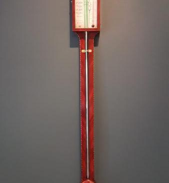 George III Mahogany Stick Barometer