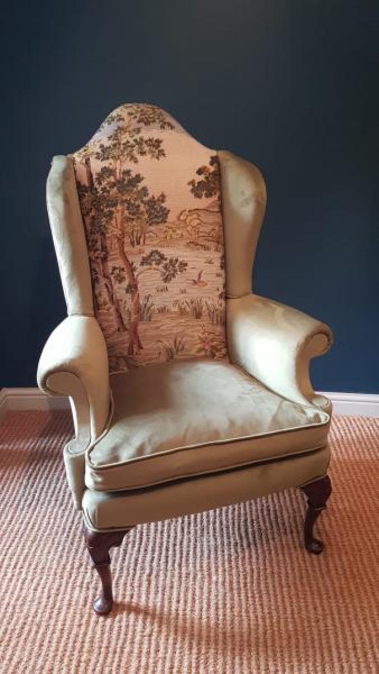 Edwardian Wing Back Armchair - Image 1
