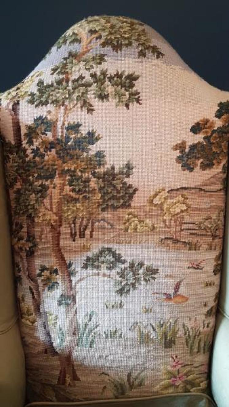 Edwardian Wing Back Armchair - Image 3