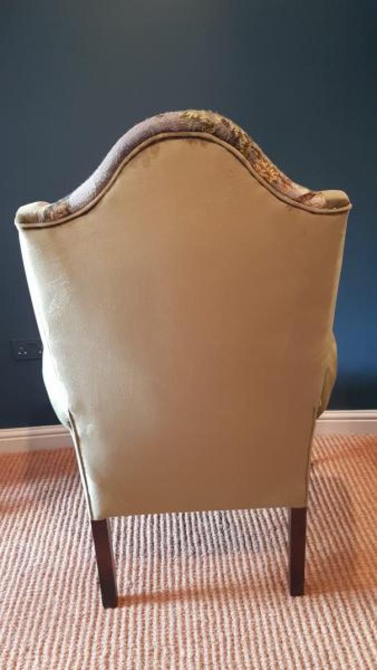 Edwardian Wing Back Armchair - Image 6