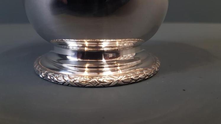 Edwardian Silver Bottle Holder or Planter - Image 7