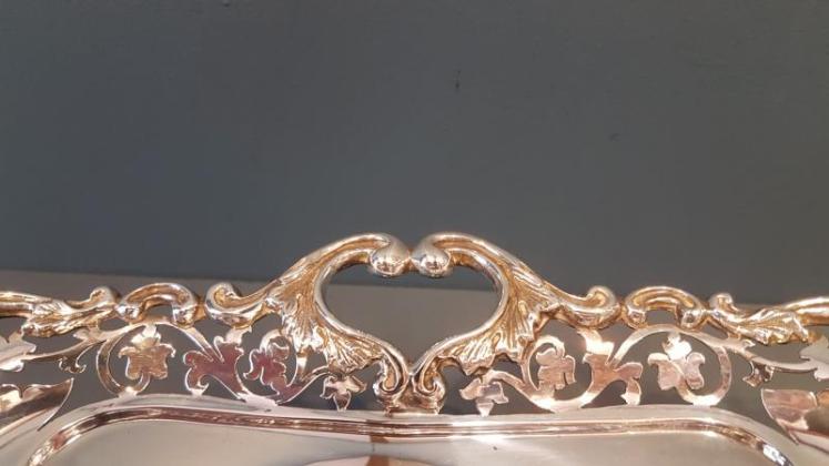 Large Fine Quality Mid Victorian Silver Dish - Image 6