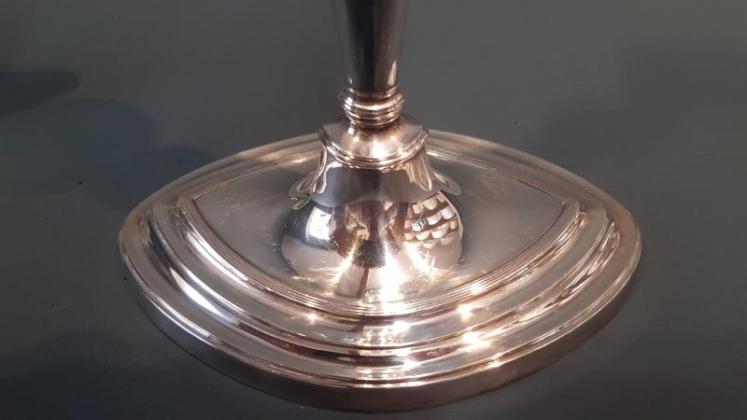 George III Style Silver Candlesticks - Image 6