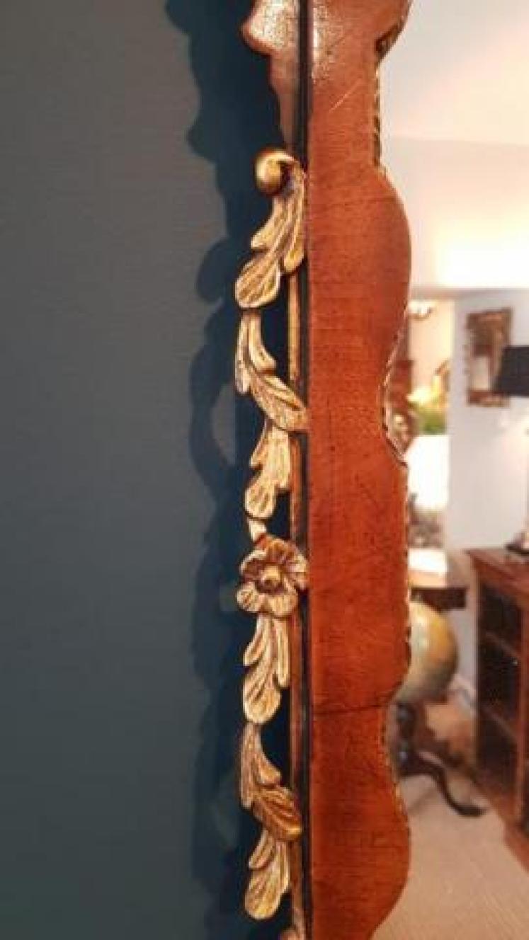 Walnut and Parcel Gilt Mirror - Image 2